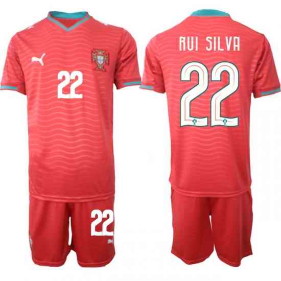 Portugal 2026 FIFA World Cup Soccer Jersey Red #22 RUI SILVA